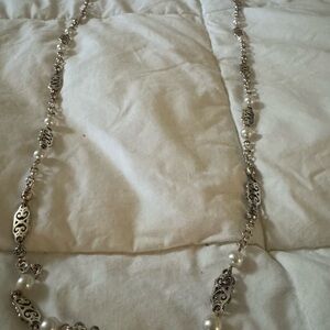 Brighton Elegant Silver and Pearl Necklace